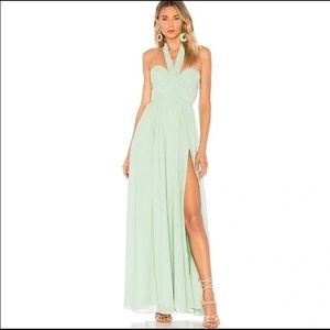 REVOLVE MAJORELLE Gertrude Gown in Mint Size S